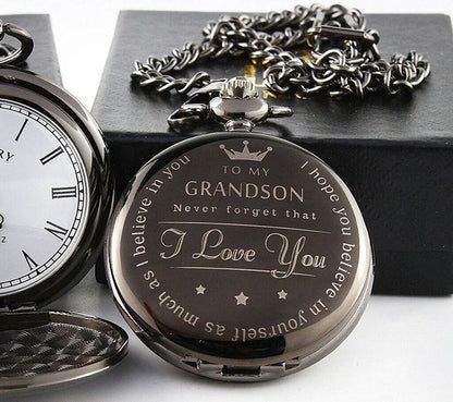 "To My Grandson" Bracelet with Message