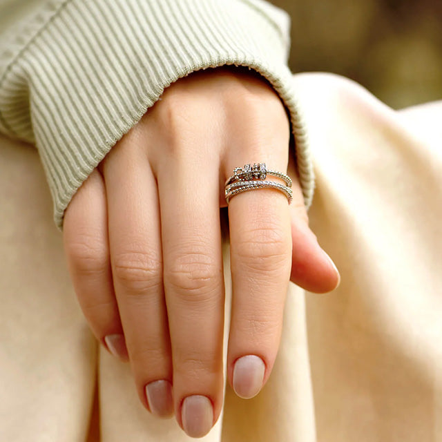 "To My Mother" Fidget Ring with Meaningful Message