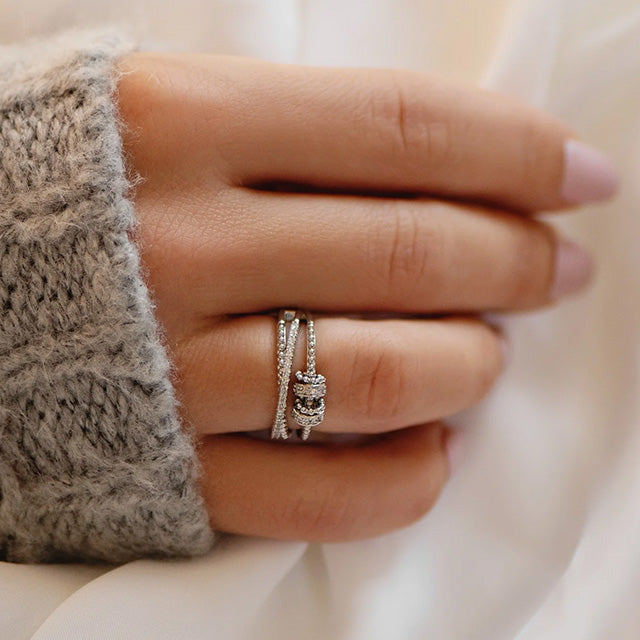 "To My Daughter-In-Law" Fidget Ring with Meaningful Message