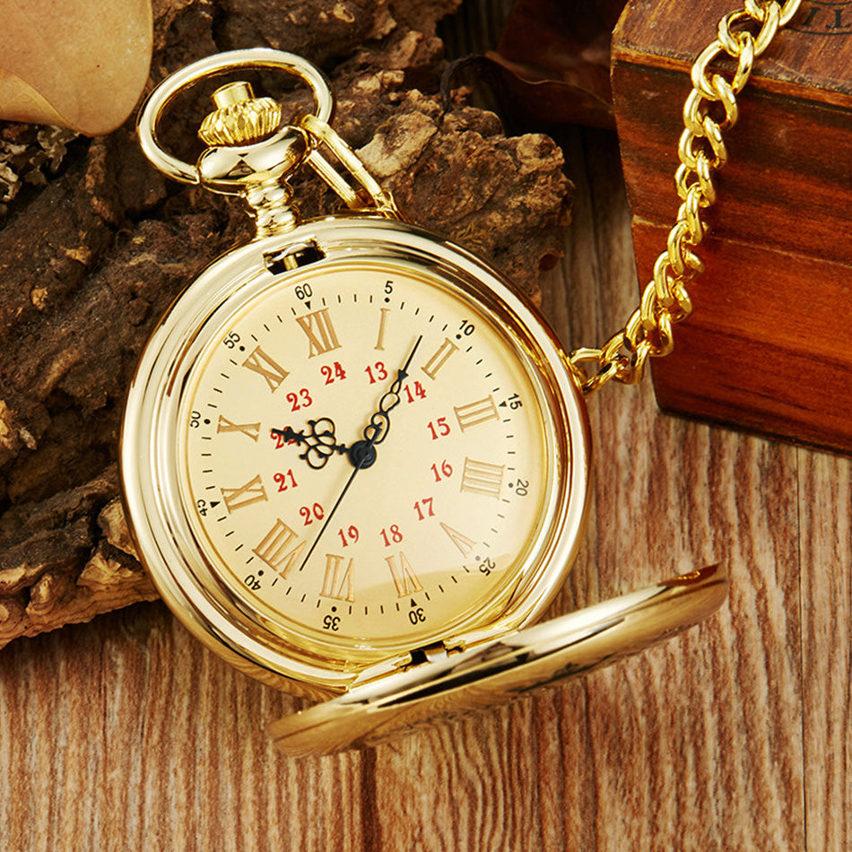 "To My Son" Pocket Watch with Engraved Message