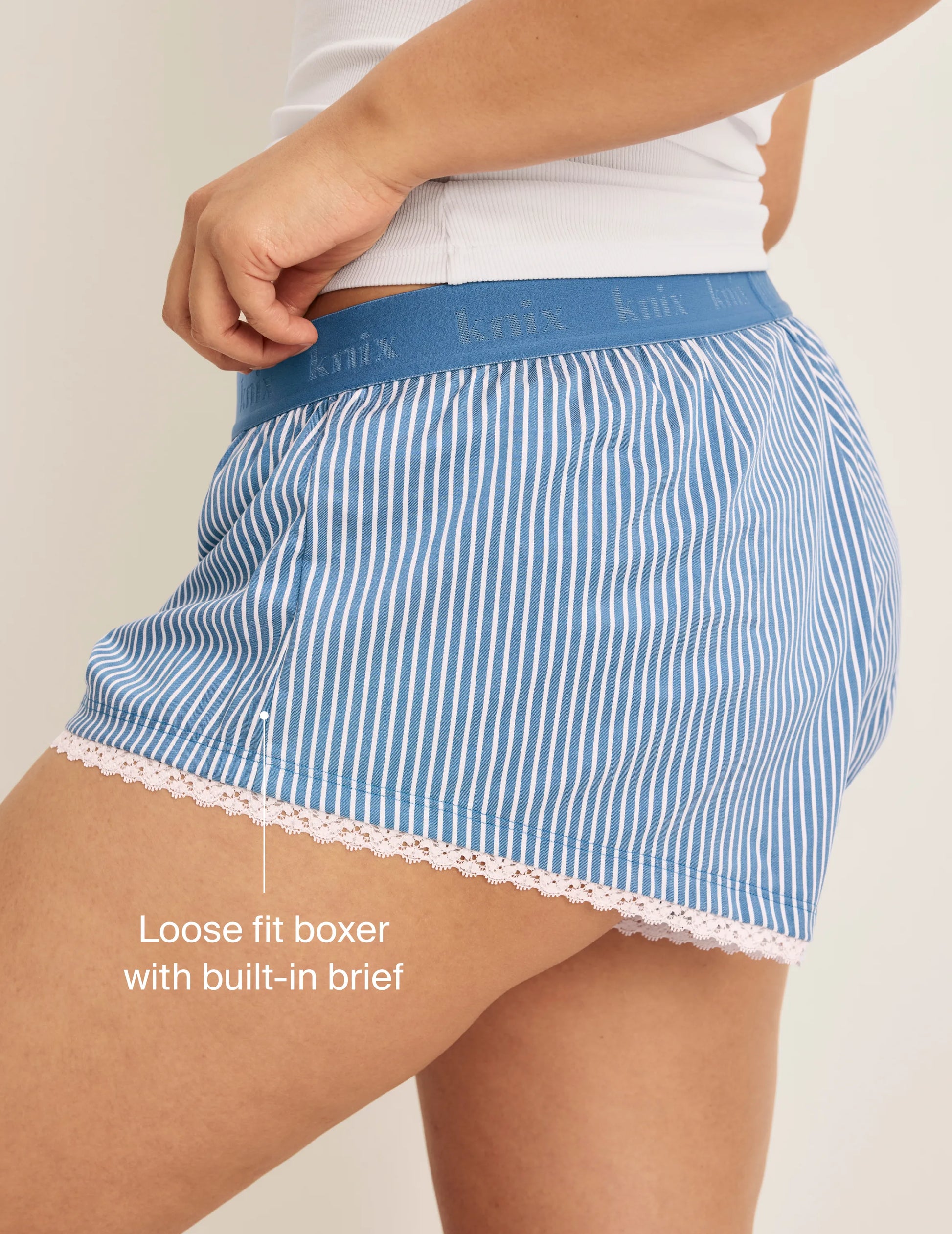 | Blu a righe
