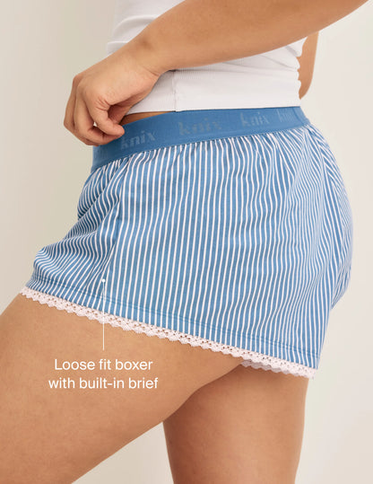 | Blu a righe