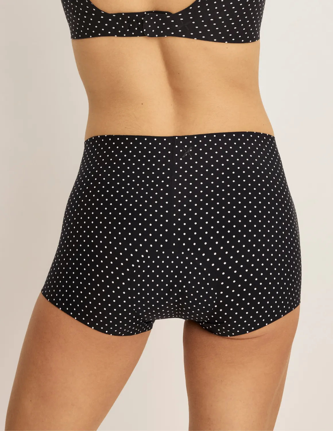 Black with White Polka Dot