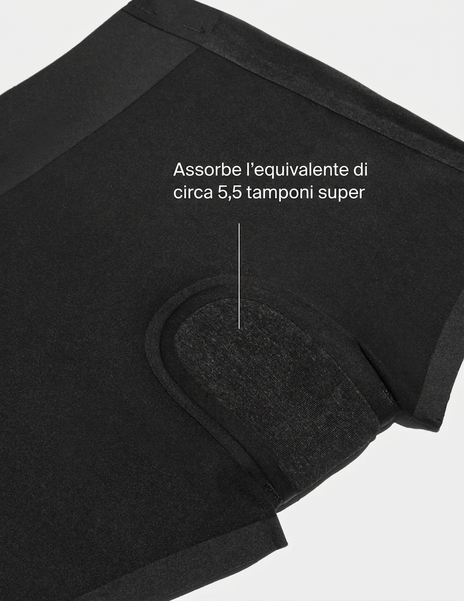 Assorbe l'equivalente di circa 5,5 tamponi super